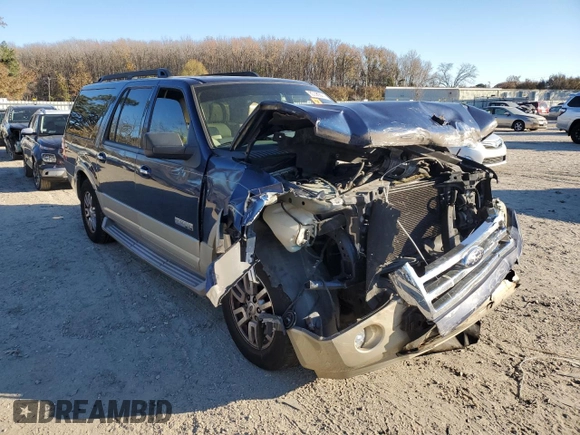 2008 Ford Expedition EL Eddie Bauer with VIN 1FMFK17508LA25949, listed as a Copart auction lot 83388074 with 146,820 mi miles and Salvage Title. Bid and sale history available at carsss.com. Image 4.