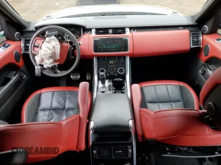 2020 Land Rover Range Rover Sport HST with VIN SALWS2RU6LA720061, listed as a Copart auction lot 55636705 with 42,485 mi miles and Salvage title. Bid and sale history available at DreamBid. Image 8.