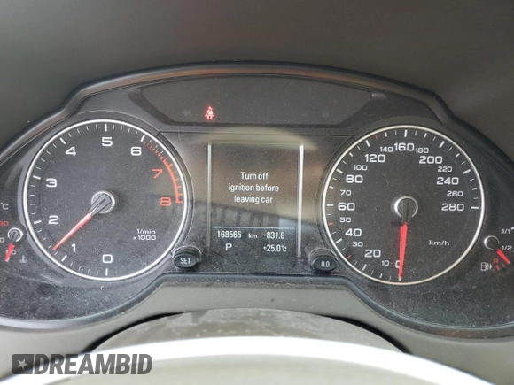 2014 Audi Q5 Progressiv with VIN WA1LFCFP7EA021666, listed as a Copart auction lot 61143874 with 168,565 mi miles and Clean title. Bid and sale history available at DreamBid. Image 9.