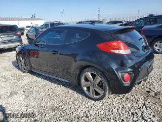 2015 Hyundai Veloster Turbo with VIN KMHTC6AE9FU217724, listed as a Copart auction lot 49740814 with 125,625 mi miles and Clean Title. Bid and sale history available at carsss.com. Image 2.