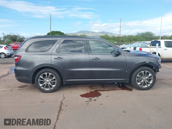2020 Dodge Durango GT Plus with VIN 1C4RDHDG6LC410192, listed as a IAAI auction lot 41473623 with 78,600 mi miles and . Bid and sale history available at DreamBid. Image 14.
