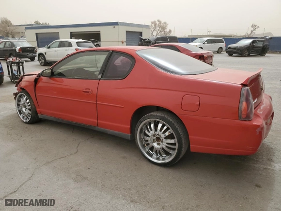 2004 Chevrolet Monte Carlo LS with VIN 2G1WW12EX49175092, listed as a Copart auction lot 47495105 with 133,243 mi miles and Clean Title. Bid and sale history available at carsss.com. Image 2.