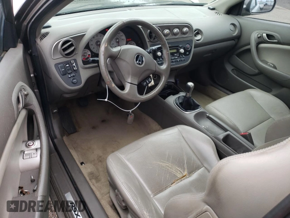 2004 Acura RSX Type S with VIN JH4DC53004S005595, listed as a Copart auction lot 45988575 with 114,142 mi miles and Salvage Title. Bid and sale history available at carsss.com. Image 8.