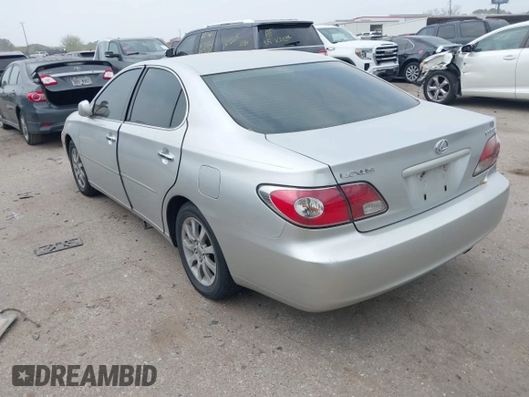 2003 Lexus ES 300 with VIN JTHBF30G730114098, listed as a IAAI auction lot 41793862 with 162,984 mi miles and . Bid and sale history available at DreamBid. Image 3.