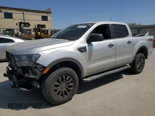 2019 Ford Ranger XL with VIN 1FTER4FH2KLA12958, listed as a Copart auction lot 50587845 with 107,160 mi miles and Salvage Title. Bid and sale history available at DreamBid. Image 1.