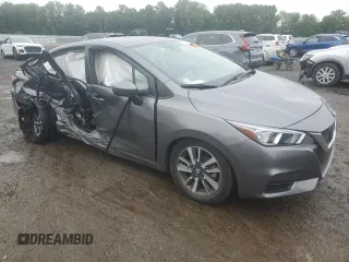 2021 Nissan Versa SV with VIN 3N1CN8EV6ML917506, listed as a Copart auction lot 60852975 with 22,331 mi miles and Salvage title. Bid and sale history available at DreamBid. Image 4.