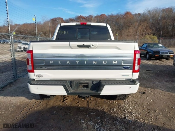 2021 Ford F-150 XL with VIN 1FTFW1E8XMFB96819, listed as a IAAI auction lot 40954112 with 39,174 mi miles. Bid and sale history available at carsss.com. Image 16.
