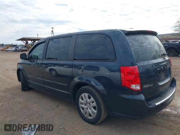 2014 Dodge Grand Caravan American Value with VIN 2C4RDGBG7ER102603, listed as a IAAI auction lot 41278072 with Not Provided miles and . Bid and sale history available at DreamBid. Image 3.