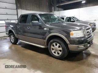 2005 Ford F-150 XLT with VIN 1FTPW14545KD72025, listed as a Copart auction lot 52999715 with 181,555 mi miles and Clean Title. Bid and sale history available at carsss.com. Image 4.