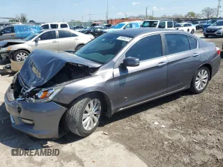 2014 Honda Accord Sedan EX-L with VIN 1HGCR2F84EA260965, listed as a Copart auction lot 50550275 with 39,573 mi miles and Salvage Title. Bid and sale history available at carsss.com. Image 1.