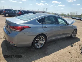 2015 Hyundai Genesis 3.8L z VIN KMHGN4JEXFU087288, wystawiony jako Copart lot #55615035 z przebiegiem 90 162 mil mil oraz Szkoda całkowita • Salvage title. Historia ofert i sprzedaży dostępna na DreamBid. Obrazek 3.