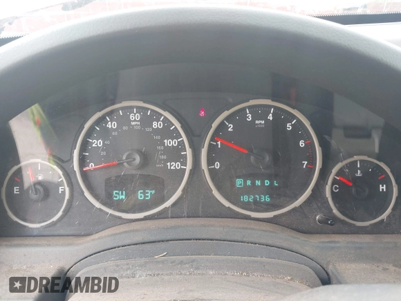 2008 Jeep Liberty Sport with VIN 1J8GN28K78W147239, listed as a IAAI auction lot 42184293 with 182,736 mi miles. Bid and sale history available at carsss.com. Image 7.