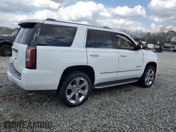 2019 GMC Yukon Denali with VIN 1GKS1CKJ6KR268230, listed as a Copart auction lot 47489035 with 49,549 mi miles and Salvage Title. Bid and sale history available at carsss.com. Image 3.