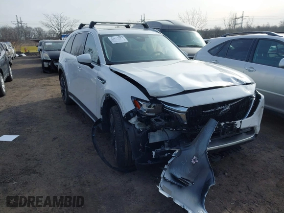 2024 Mazda CX-90 Premium with VIN JM3KKDHA2R1134742, listed as a IAAI auction lot 41575953 with 17,968 mi miles and . Bid and sale history available at DreamBid. Image 1.