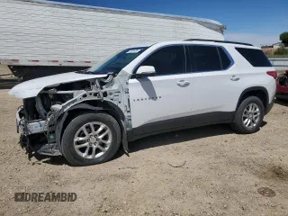 2020 Chevrolet Traverse LT Cloth z VIN 1GNEVGKW4LJ209281, wystawiony jako Copart lot #57341825 z przebiegiem 97 035 mil mil oraz Szkoda całkowita • Salvage title. Historia ofert i sprzedaży dostępna na DreamBid. Obrazek 1.