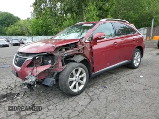 2010 Lexus RX 350 with VIN 2T2BK1BA2AC010112, listed as a Copart auction lot 57360235 with 196,634 mi miles and Salvage title. Bid and sale history available at DreamBid. Image 1.