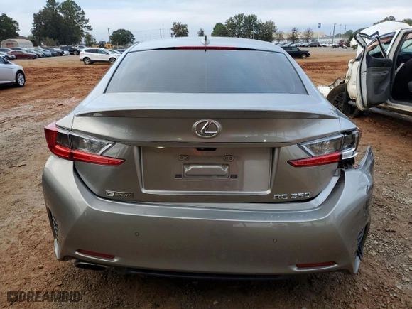 2015 Lexus RC 350 with VIN JTHHE5BC3F5001033, listed as a Copart auction lot 78970404 with 179,963 mi miles and Salvage Title. Bid and sale history available at carsss.com. Image 6.