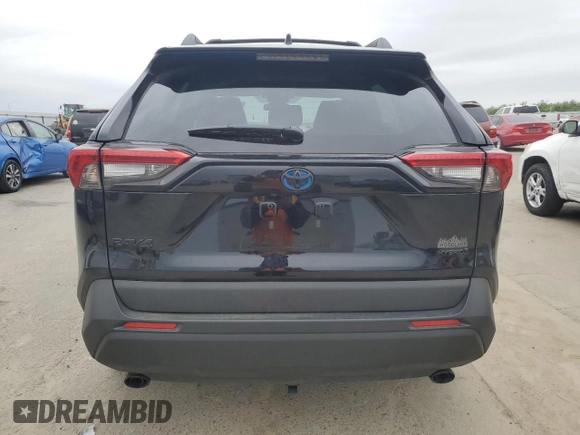 2024 Toyota RAV4 Hybrid LE with VIN 2T3UWRFV9RW188226, listed as a Copart auction lot 53516645 with 10,233 mi miles and Salvage title. Bid and sale history available at DreamBid. Image 6.