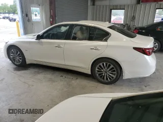 2020 Infiniti Q50 Luxe z VIN JN1EV7AR5LM251190, wystawiony jako Copart lot #57775625 z przebiegiem 47 916 mil mil oraz Szkoda całkowita • Salvage title. Historia ofert i sprzedaży dostępna na DreamBid. Obrazek 2.