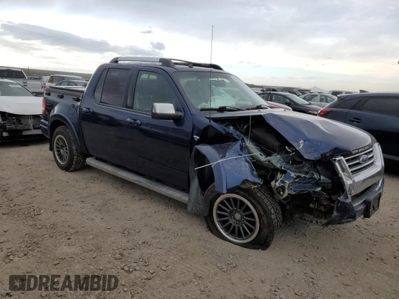 2008 Ford Explorer Sport Trac Limited with VIN 1FMEU53858UA21631, listed as a Copart auction lot 54077785 with Not provided miles and Salvage title. Bid and sale history available at DreamBid. Image 4.
