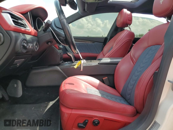 2019 Maserati Ghibli S Q4 GranLusso with VIN ZAM57YTL5K1329372, listed as a Copart auction lot 68972364 with 53,387 mi miles and Salvage Title. Bid and sale history available at carsss.com. Image 7.