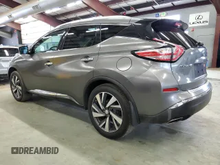 2015 Nissan Murano Platinum z VIN 5N1AZ2MG6FN252422, wystawiony jako Copart lot #61813535 z przebiegiem 96 678 mil mil oraz Czysty tytuł • Clean title. Historia ofert i sprzedaży dostępna na DreamBid. Obrazek 2.