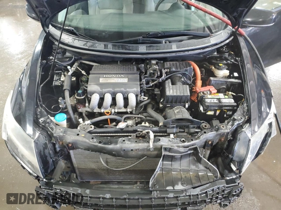 2012 Honda CR-Z EX with VIN JHMZF1D61CS003524, listed as a Copart auction lot 44848715 with 71,317 mi miles and Salvage Title. Bid and sale history available at carsss.com. Image 12.