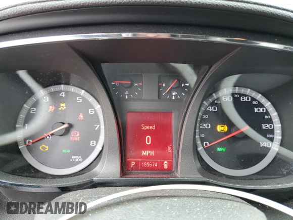 2011 GMC Terrain SLE-1 with VIN 2CTFLRECXB6265693, listed as a Copart auction lot 51833825 with 195,674 mi miles and Clean title. Bid and sale history available at DreamBid. Image 9.