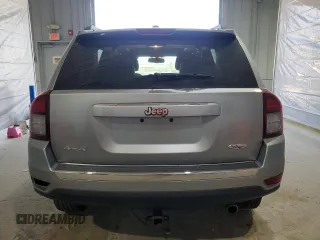 2017 Jeep Compass Latitude with VIN 1C4NJDEB4HD128749, listed as a Copart auction lot 53892245 with 123,549 mi miles and Salvage title. Bid and sale history available at DreamBid. Image 6.