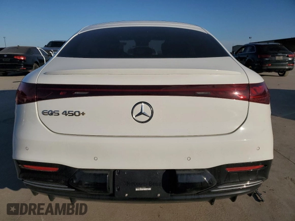 2022 Mercedes-Benz EQS with VIN W1KCG2DB6NA004979, listed as a Copart auction lot 49964435 with 40,096 mi miles and Salvage Title. Bid and sale history available at carsss.com. Image 6.