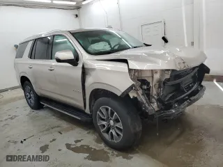 2021 Chevrolet Tahoe LT with VIN 1GNSCNKD2MR299626, listed as a Copart auction lot 86081934 with 52,441 mi miles and Salvage Title. Bid and sale history available at carsss.com. Image 4.
