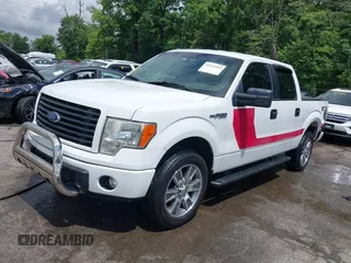 2014 Ford F-150 XL with VIN 1FTFW1EF9EFC63944, listed as a IAAI auction lot 42214453 with 252,127 mi miles and . Bid and sale history available at DreamBid. Image 2.