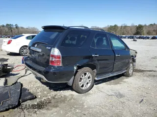 2006 Acura MDX Touring w/Navi with VIN 2HNYD18876H526793, listed as a Copart auction lot 46179855 with 220,322 mi miles and Salvage Title. Bid and sale history available at carsss.com. Image 3.