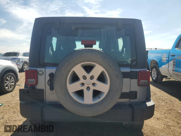 2016 Jeep Wrangler Unlimited Sport RHD with VIN 1C4BJWKG4GL318456, listed as a Copart auction lot 55808275 with 221,639 mi miles and Clean title. Bid and sale history available at DreamBid. Image 6.