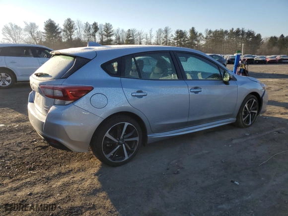2022 Subaru Impreza Sport with VIN 4S3GTAM65N3705215, listed as a Copart auction lot 46473975 with 6,241 mi miles and Salvage Title. Bid and sale history available at carsss.com. Image 3.