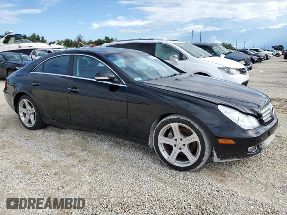 2007 Mercedes-Benz CLS-Class 5.5L with VIN WDDDJ72X87A087481, listed as a Copart auction lot 74660164 with 0 mi miles and Salvage Title. Bid and sale history available at carsss.com. Image 4.