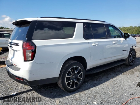 2021 Chevrolet Suburban RST z VIN 1GNSKEKD1MR390115, wystawiony jako Copart lot #73106224 z przebiegiem 51 308 mil mil oraz Szkoda całkowita • Salvage title. Historia ofert i sprzedaży dostępna na DreamBid. Obrazek 3.