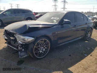 2017 BMW M3 with VIN WBS8M9C51H5G83520, listed as a Copart auction lot 48007903 with 64,393 mi miles. Bid and sale history available at carsss.com. Image 1.