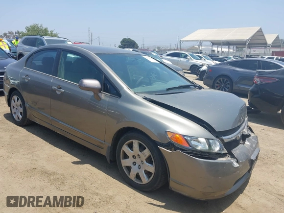 2006 Honda Civic LX with VIN 1HGFA16536L102529, listed as a IAAI auction lot 42560525 with 69,698 mi miles and . Bid and sale history available at DreamBid. Image 1.