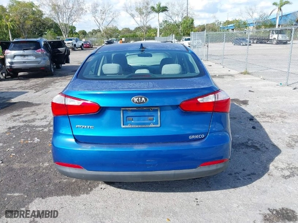2014 Kia Forte LX with VIN KNAFX4A67E5150405, listed as a IAAI auction lot 41628777 with 128,935 mi miles. Bid and sale history available at carsss.com. Image 16.