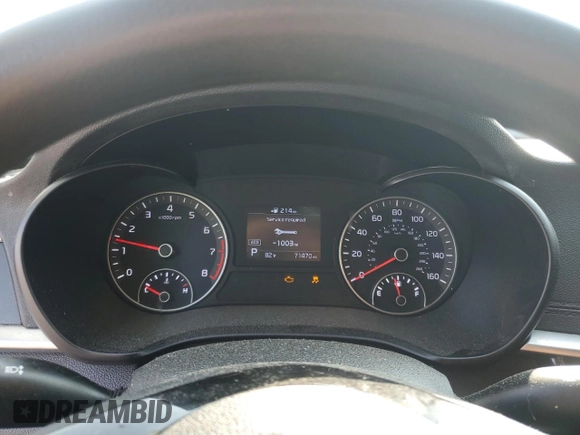 2019 Kia Optima LX with VIN 5XXGT4L35KG343407, listed as a Copart auction lot 59597635 with 71,470 mi miles and Salvage title. Bid and sale history available at DreamBid. Image 9.