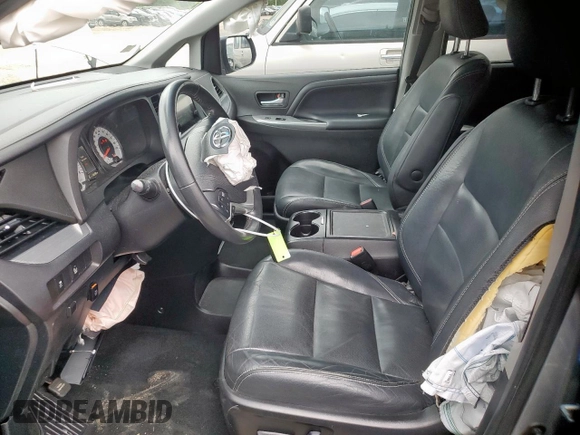 2015 Toyota Sienna SE with VIN 5TDXK3DC0FS636468, listed as a Copart auction lot 60164835 with 146,390 mi miles and Salvage title. Bid and sale history available at DreamBid. Image 7.