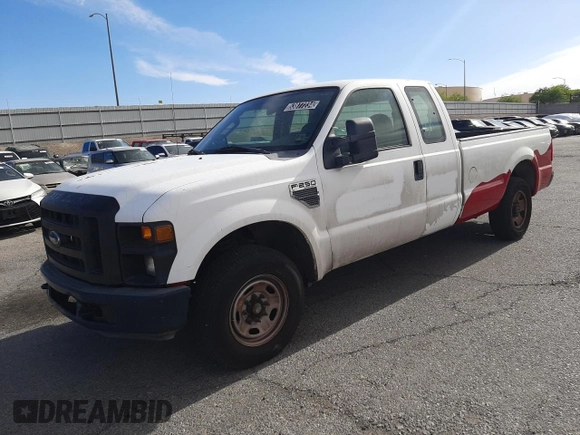 2008 Ford F-250 XL with VIN 1FTSX20508EE35630, listed as a Copart auction lot 53877234 with 117,312 mi miles and Clean title. Bid and sale history available at DreamBid. Image 1.