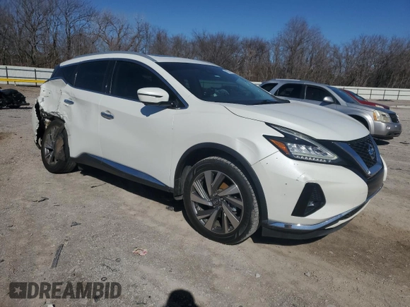 2020 Nissan Murano SL z VIN 5N1AZ2CJ2LN111954, wystawiony jako Copart lot #48306415 z przebiegiem 147 445 mil mil oraz Szkoda całkowita • Salvage title. Historia ofert i sprzedaży dostępna na DreamBid. Obrazek 4.