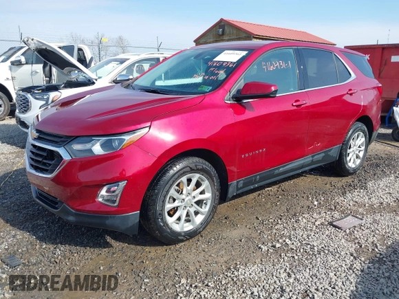 2018 Chevrolet Equinox LT z VIN 2GNAXSEV0J6223509, wystawiony jako IAAI lot #41609361 z przebiegiem 120 294 mil mil oraz . Historia ofert i sprzedaży dostępna na DreamBid. Obrazek 2.