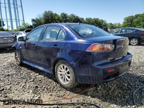 2014 Mitsubishi Lancer ES with VIN JA32U2FU9EU019129, listed as a Copart auction lot 56824204 with 121,392 mi miles and Salvage Title. Bid and sale history available at carsss.com. Image 2.