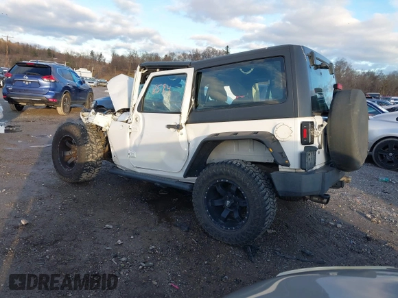 2015 Jeep Wrangler Sport with VIN 1C4AJWAG0FL516351, listed as a IAAI auction lot 41178594 with 49,700 mi miles and . Bid and sale history available at DreamBid. Image 3.