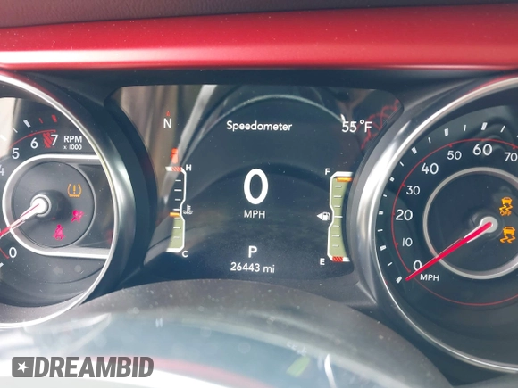 2021 Jeep Wrangler Unlimited Rubicon z VIN 1C4HJXFG1MW577829, wystawiony jako IAAI lot #41997002 z przebiegiem 26 443 mil mil oraz . Historia ofert i sprzedaży dostępna na DreamBid. Obrazek 7.