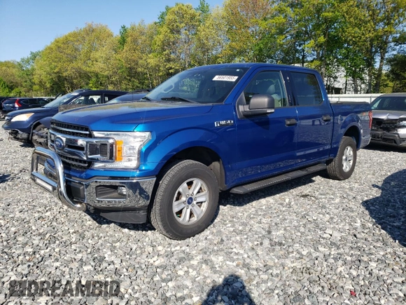 2018 Ford F-150 XL with VIN 1FTEW1EG2JFD55122, listed as a Copart auction lot 56501955 with 91,649 mi miles and Salvage title. Bid and sale history available at DreamBid. Image 1.