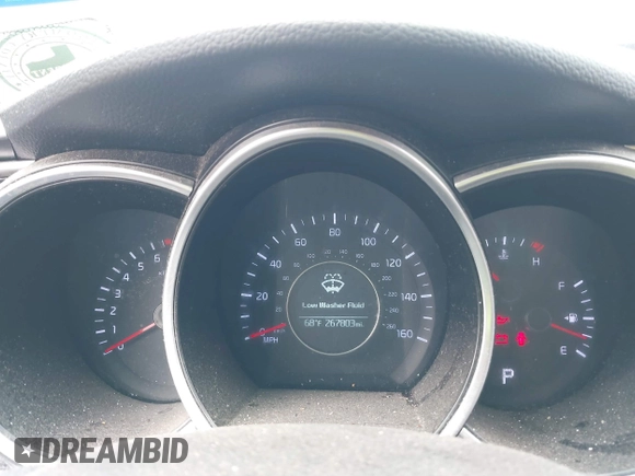 2014 Kia Optima LX z VIN 5XXGM4A79EG308084, wystawiony jako IAAI lot #41789552 z przebiegiem 267 803 mil mil oraz . Historia ofert i sprzedaży dostępna na DreamBid. Obrazek 7.